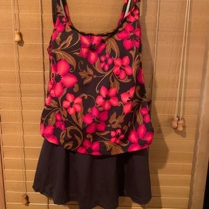 One piece tankini swimsuit size 10